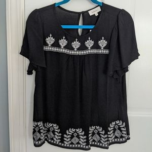 Bohme Embroidered Top